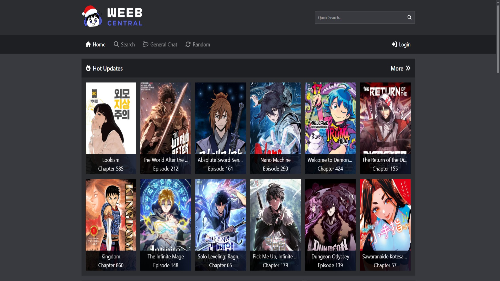 Weeb Central backdrop